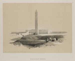 Égypte et Nubie, Volume I : Obélisque à Alexandrie, communément appelé l
