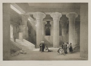 Égypte et Nubie, Volume I : Temple à Esneh, 1846 - Louis Haghe