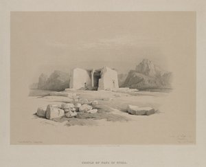 Égypte et Nubie, Volume I : Temple à Tafa en Nubie