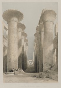 Égypte et Nubie, Volume I : Thèbes, Grande Salle à Karnac, 1848 - Louis Haghe