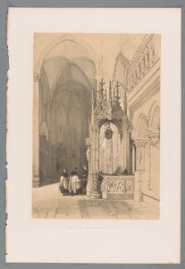 Puits dans la cathédrale de Ratisbonne - Louis Haghe