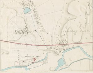 Wolseley Hall : lithographie sur teinte, nd [1806-1885] - Louis Haghe