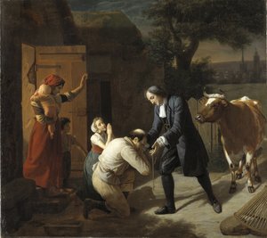 François Fénelon (1651-1715) rapporte une vache volée à un paysan par Louis Hersent