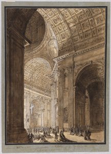 Intérieur de Saint-Pierre illuminé