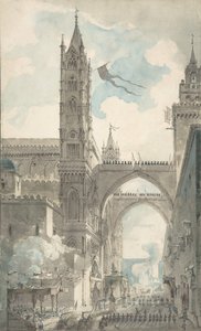 Vue du portail et de l
