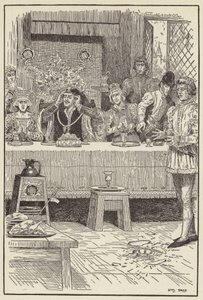 Une flèche siffla à travers la fenêtre ouverte - Louis John Rhead