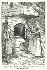 "Rampe dedans," dit la sorcière, "Et vois si c