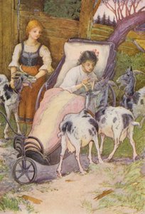 Illustration pour Heidi par Johanna Spyri