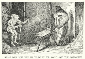 "Que me donnerez-vous pour le faire pour vous?" dit le lutin - Louis John Rhead