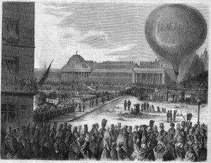 Ascension du ballon « Le Géant » à Bruxelles le 26 septembre - Louis Joseph Ghemar
