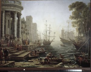 Port de mer avec l