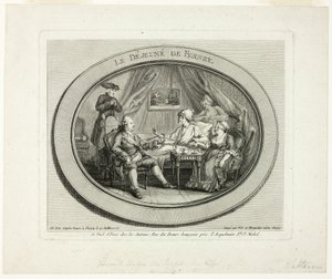 Le déjeuner à Ferney - Louis Joseph Masquelier