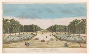 Vue des Jardins de Versailles - Louis Joseph Mondhare
