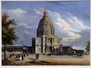 Dôme des Invalides dans « Paris en 1837 » par Arnout