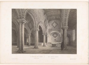 Intérieur de la chapelle des Dames dans la cathédrale de Durham - Louis Jules Arnout