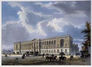 Vue de la Colonnade du Louvre - dans « Paris en 1837 » par Arnout