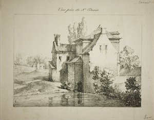 Vue près de Saint-Denis - Louis Jules Frederic Villeneuve