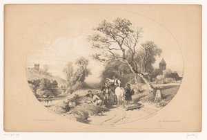 Le renseignement (Promenades pittoresques) - Louis Julien Jacottet