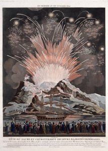 Festivités lors du couronnement de Napoléon