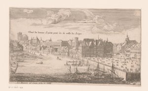 Vue de Liège - Louis Le Meunier