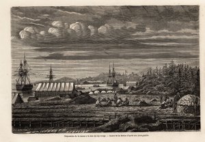 Préparation de la morue à la baie de Cap Rouge - Louis Le Breton