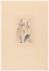 Brisement assis (avec professeur) - Louis Legrand (signed by artist)