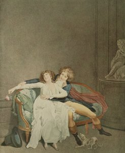 La Dispute de la Rose, gravure par J. Eymar