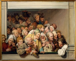 Paris, Versailles, loge de théâtre le jour de la représentation gratuite