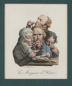 Manger des huîtres, 1825