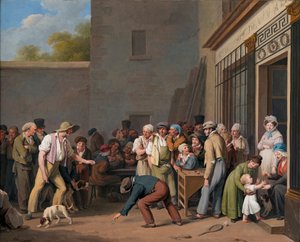 Louis-Léopold Boilly - Le jeu du tonneau