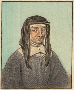 Portrait de Louise de Marillac (Louise Le Gras) (1591-1660) - Gravure de « L