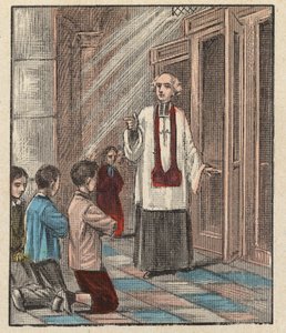 Préparation première communion - Catéchisme - Gravure de 