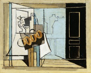 Lundi, la fenêtre ouverte - Louis Marcoussis