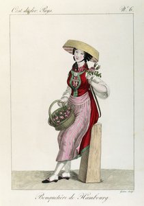 Costume des femmes de Hambourg - Louis Marie (after) Lante
