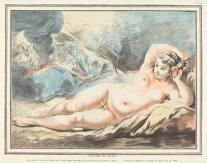 Jupiter et Danaé - Louis Marin Bonnet after François Boucher