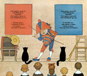 Partition et illustration de la chanson pour enfants Punchinello, 1898
