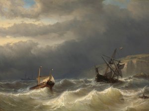 Tempête dans le détroit de Douvres