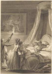 Le gascon puni - Louis Michel Halbou and Antoine Jean Duclos after Jean Honoré Fragonard