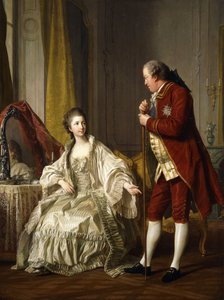 Double portrait du marquis et de la marquise de Marigny, 1769 - Louis Michel van Loo