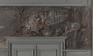 Le repas des comédiens - Modèle pour la salle à manger de Jean Coquelin, Villa Longchamp, Neuilly, vers 1900 - Louis Morin