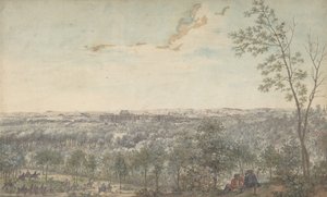 Versailles vu du sud-ouest, 1779 - Louis Nicolas de Lespinasse