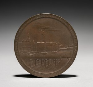Médaille: Abram Stevens Hewitt verso, 1875-1925