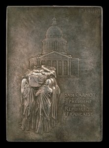 Le corps du président Sadi Carnot porté au Panthéon [avers], 1894 - Louis Oscar Roty