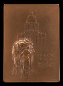 Le Corps du Président Sadi Carnot Porté au Panthéon [avers] - Louis Oscar Roty