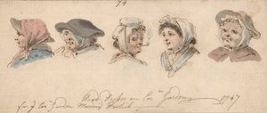 Coiffures à Covent Garden - Louis Philippe Boitard