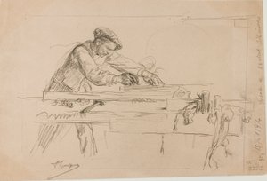Le rabot - Louis Pierre Henriquel Dupont