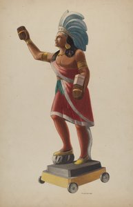Indien de magasin de cigares, 1938