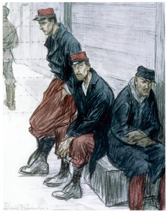 Les Prisonniers, 1916 - Louis Raemaekers