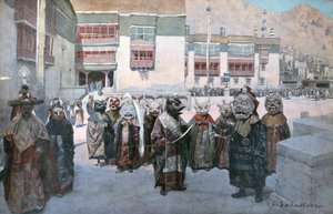 Festival de printemps au monastère de Himis, Tibet