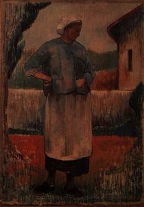 Femme de fermier en sabots - Louis Roy